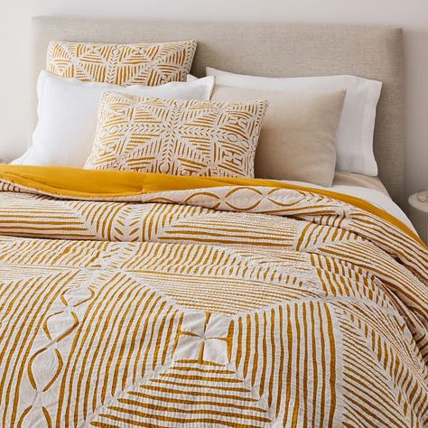 Patterned Comforter, Boho Quilt, Kids Duvet, Kids Duvet Cover, Bedroom Quilts, Reverse Applique, Applique Quilt, Organic Cotton Duvet Cover, Boho Bedding