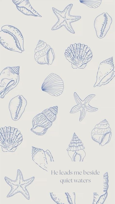 Pandas, Coastal Grandma Phone Wallpaper, Coastal Wallpaper Ipad, Desings Aesthetic Paper, Sea Shell Wallpaper Iphone, Coastal Grandmother Wallpaper Iphone, Summer Aesthetic Phone Wallpaper, Background Ideas Widgets, Simple Beachy Wallpaper