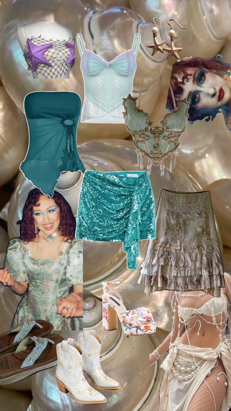 Concert Outfit Inspiration, Taylor Swift Birthday Party Ideas, Chappell Roan, Taylor Swift Birthday, Birthday Fits, Mermaid Outfit, Concert Fits, Mermaid Theme, Camping Outfits