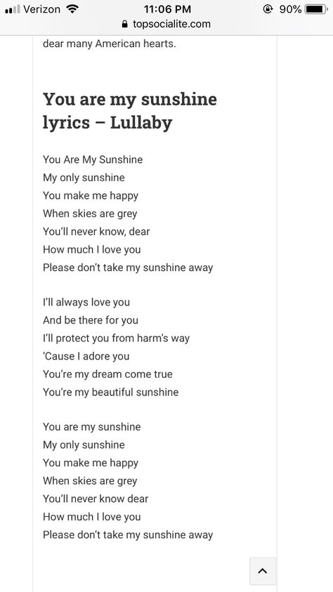 Best Lullaby Songs, Old Lullabies, You Are My Sunshine Lyrics, Unique Definitions, Baby Lullaby Lyrics, Nursery Songs Lyrics, Baby Song Lyrics, Baby Songs Lyrics, Rhyming Poems For Kids