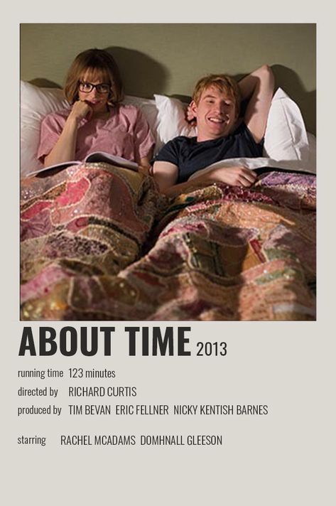 About Time Poster Movie, About Time Poster, Richard Curtis, Time Poster, Comfort Movies, Domhnall Gleeson, 500 Days Of Summer, Movies Posters, Iconic Movie Posters
