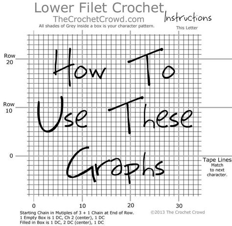 Filet Crochet – How to and Patterns Graphgan Crochet, Graphgan Patterns, Crochet Graphgan, Virkning Diagram, Crochet Cross Stitch, The Crochet Crowd, Crochet Graphs, Crochet Charts, Graph Patterns