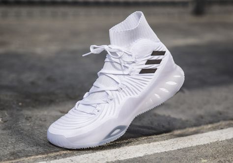 adidas puts Forged Primeknit into its new Crazy Explosive basketball shoe. Handball, Nice Shoes For Men, Best Sandals For Men, Girls Basketball Shoes, Futuristic Shoes, Basketball Shoes For Men, Best Basketball Shoes, Adidas Crazy, Jordans Girls