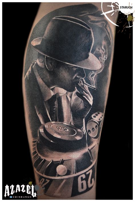 Did you like ? Check out for more on my profile https://www.pinterest.com/NinannaS2/ wish you a nice day :) #tattoos #ink #mafia Mobster Tattoo Gangsters, Mafia Tattoo Ideas, Gangster Tattoos Mafia, Mafia Tattoo Gangsters, Mafia Tattoo Design, Maffia Tattoo, Tattoo Gangster, Mafia Tattoo, Calve Tattoo