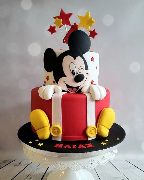 1st Birthday Cake Mickey Mouse, Mickey Mouse Cakes 1st Birthday, Mickey Theme Cake, Mickey Mouse Cake Ideas 1st Birthday, Mickymousetheme Cake, Mickey Mouse Birthday Cake 3rd, Mickey Mouse Birthday Theme Decorations, Mickey Cake Ideas, Mickey Mouse Themed Party