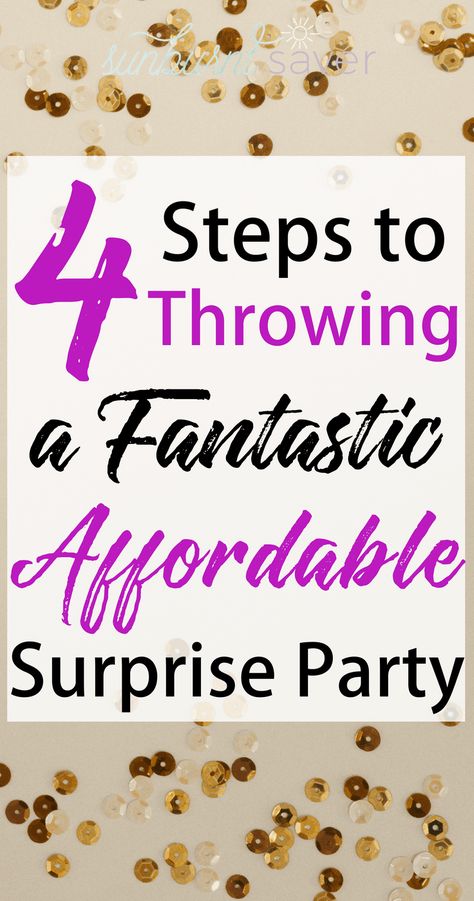 Surprise Party Themes, Birthday Party Ideas For Adults, Suprise Party, Party Ideas For Adults, Suprise Birthday Party, Surprise 40th, Suprise Birthday, Surprise 50th, Party Checklist