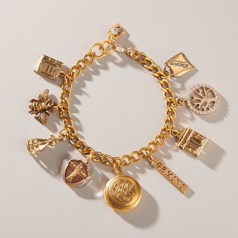 Bracelets Zodiac Animals, Custom Charm Bracelet, Bracelet Inspired, Custom Charms, Mini Charm, Jewelry Lookbook, Gold Charm Bracelet, Jewelry Inspo, Gold Charm