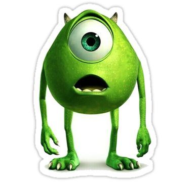 Mike Wazowski Sticker Monsters Inc Characters, Monster Inc Costumes, Alfabeto Disney, Cartoon Meme, Monsters Ink, Disney Pixar Characters, 디즈니 캐릭터, Pixar Characters, Mike Wazowski