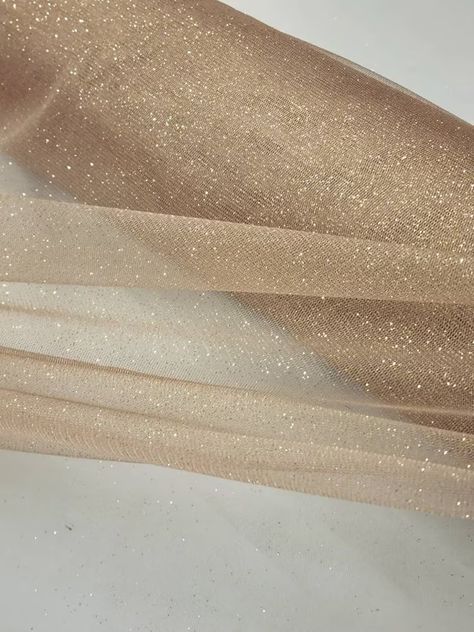 Nude Gold Glitter Tulle Nude Sparkle Tulle Fabric by the Yard - Etsy Tela, Sparkle Tulle Wedding Dress, Shimmer Wedding Dress, Gold Tulle Dress, Tulle Texture, Backdrop Draping, Drapery Wedding, Wedding Drapery, Gold Glitter Dress