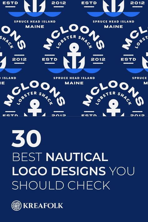 The sea, once it casts its spell, holds one in its net of wonder forever. Check out some of the best nautical logo design ideas to inspire your projects! Boat Logo Design Ideas, Nautical Logo Design, Sea Logo Design Ideas, Boat Branding, Sea Branding, Nautical Graphic Design, Anchor Logo Design, Nautical Fonts, Marine Logo