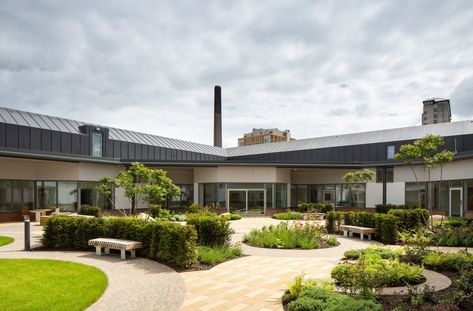 Acute Mental Health Inpatient Centre at Belfast City Hospital – RPP Architects Ltd – Belfast | Architecture – Interiors – Planning Tumblr, Hospital Architecture, Rehabilitation Centre Architecture, Rehabilitation Center Architecture, Hospital Design Architecture, Health Care Hospital, Mental Health Clinic, Health Unit, City Hospital