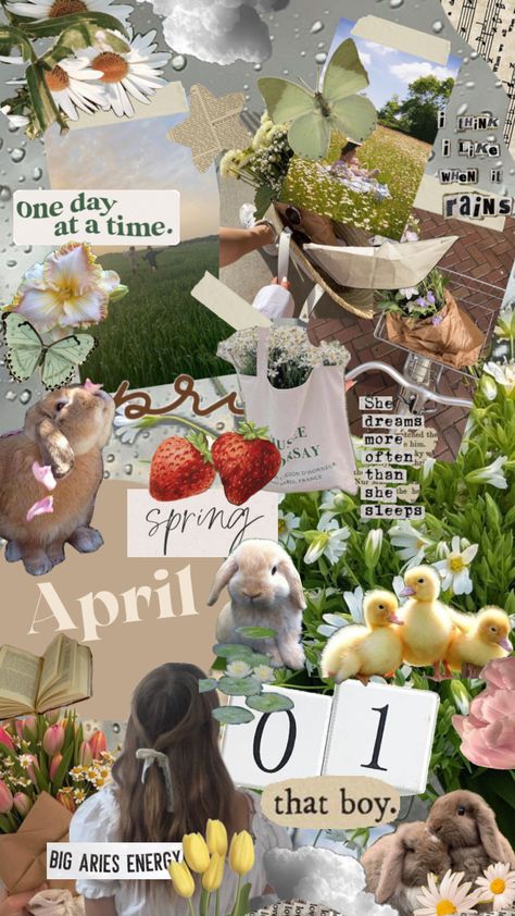 #april #spring ITS ALMOSTAPRILLL April Vision Board, Vision Board Wallpaper, Cottage Aesthetic, Fairy Wallpaper, Weekend House, Spring Mood, Spring Wallpaper, Mood Board Inspiration, Prayer Board