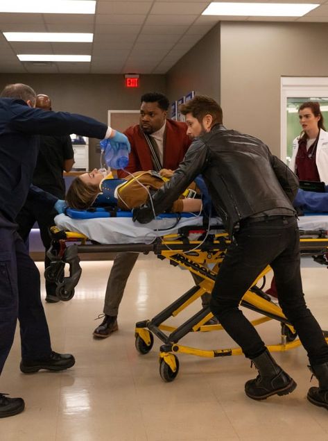 The Resident Season 5 Episode 14 Review: Hell In A Handbasket - TV Fanatic The Resident Tv Show, Manish Dayal, Jessica Lucas, Matt Czuchry, The Resident, Her Office, Scrubs Nursing, Quiet Moments, Screen Time