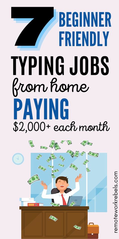 Best Typing Jobs, Typing Online Jobs, Earn Money From Home Typing, Get Paid To Use Social Media, Typing Jobs From Home Make Money, Work From Home Typing Jobs, Typing Side Hustle, Social Media Jobs From Home, Writing Jobs From Home