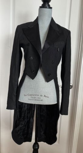 RALPH LAUREN BLACK TUXEDO JACKET TAIL COAT W/ TAILS SIZE 8 | eBay Morning Coat, Black Skirt Outfit Winter, Toddler Prom Dresses, Casual Date Outfit Summer, Flannel Outfits Summer, Coat Tails, Summer Pregnancy Outfits, Spring Maternity Outfits, Black Tuxedo Jacket