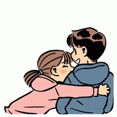 Hug Couple GIF - Hug Couple Love - Discover & Share GIFs Love Hug Gif, Hugs Gifs Cute, Good Morning Hugs And Kisses Gif, Hugs Couple Cute Gif, Cute Hugs Couple, Love Animation Gif, Virtual Hug Gif, Hugs Couples, Hug Pics