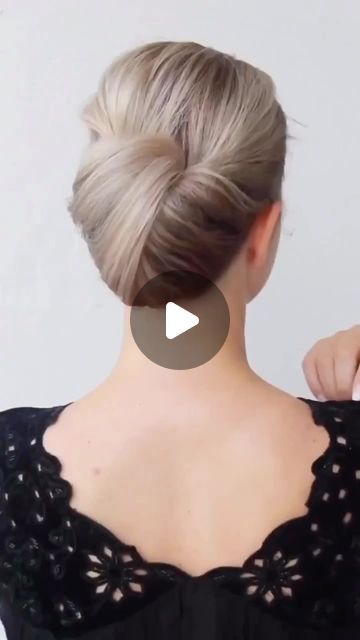 Quick Bun, Short Hair Updo Tutorial, Easy Bun Hairstyles For Long Hair, Beautiful Hair Styles, Hairstyles Design, Updo Tutorial, Easy Bun Hairstyles, Natural Hair Tutorials, Easy Hair Updos