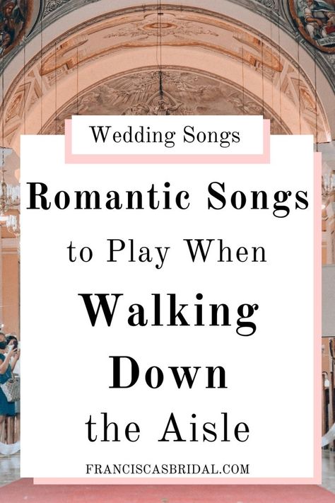 Need ideas on what song to play when you walk down the aisle? Here are 67 of the best wedding songs to play when you walk down the aisle at your wedding! | Wedding planning | Wedding songs | Instrumental wedding songs | Walking down the aisle songs | Brides Walking Down The Aisle, Songs To Walk Down The Aisle To Country, Bridal Party Walk Down The Aisle Song, Country Songs To Walk Down The Aisle To, Bride Walking Down The Aisle Songs, Country Wedding Songs To Walk Down Aisle, Walk Down The Aisle Songs The Bride, List Of Songs Needed For Wedding, Songs For Wedding Ceremony
