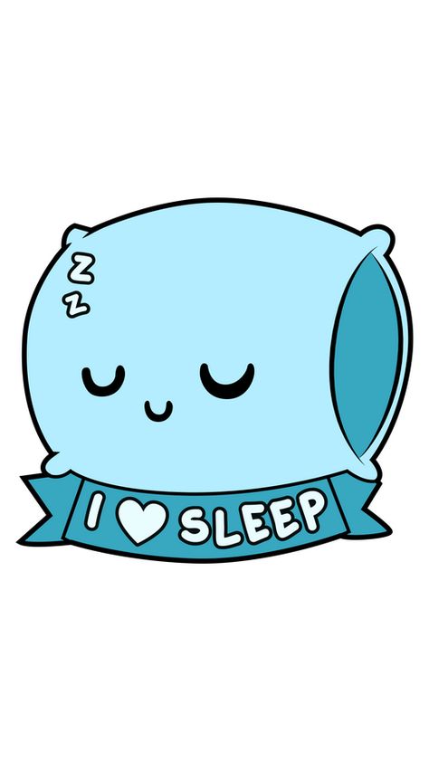The Pillow I Love to Sleep Sticker. Dedicated to all those who are professionally fond of sleep.. Sleep Stickers, Sleeping Sticker, English Stickers, Polco Stickers, Night Stickers, Alfabeto Disney, Bujo Layout, Blue Sticker, Good Morning Beautiful Pictures