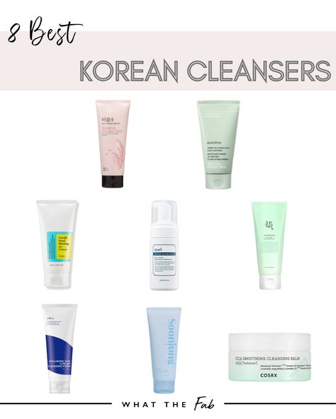 Korean Face Wash For Oily Skin, Clean Facial Cleanser, Korean Cleanser For Acne, Korean Face Cleanser, Korean Sensitive Skin Care, Water Based Cleanser Korean, Korean Water Based Cleanser, Korean Cleanser For Combination Skin, Korean Skincare Cleanser