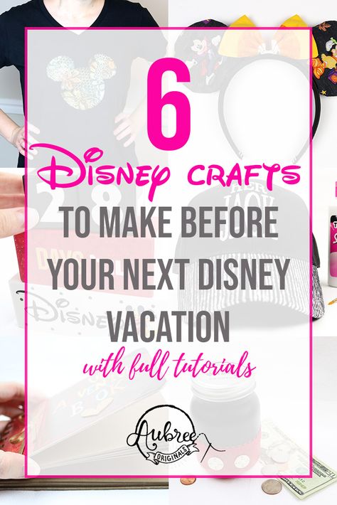 Diy Disney World Ideas, Diy Disney Souvenirs, Disney Crafts To Sell, Diy Disney Decorations, Disney World Crafts, Cricut Disney Projects, Disney Cricut Projects, Diy Disney World, Diy Disney Crafts