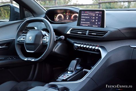 Essai Peugeot 3008 II - 1.6 THP 165 : montée en gamme incontestable - French Driver Peugeot Interior, Citroen Concept, Sweet Interior, Car Ui, Peugeot 3008, Honda Civic Ex, Alfa Romeo Cars, Foose, Suv Cars