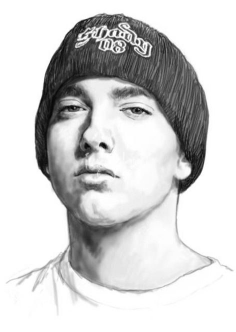 Greatest Rappers Eminem Tattoo, Eminem Drawing, Tupac Art, Eminem Wallpapers, Arte Do Hip Hop, Arte Hip Hop, Hip Hop Artwork, Celebrity Prints, Rapper Art