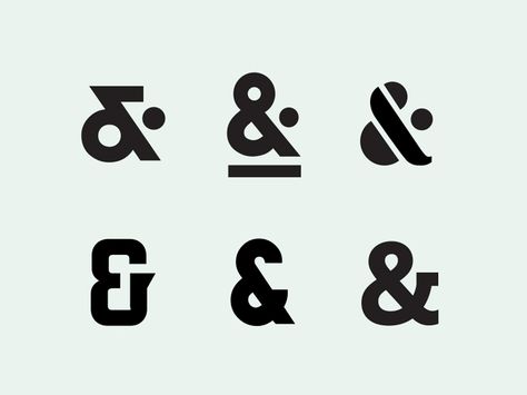 Ampersands by Steve Wolf Ampersand Logo, Steve Wolf, Ampersand Sign, Inspiration Typographie, Typography Images, Marca Personal, Outdoor Quotes, Graphic Design Studios, Typography Letters