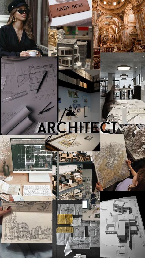 Dream Job Architect, Successful Architect Aesthetic, Architecture Student Vision Board, Successful Architect Women, Life As An Architect, Wallpaper For Architecture Student, Architecture Astethic Student, Interior Designer Student, Arcitechture Girl