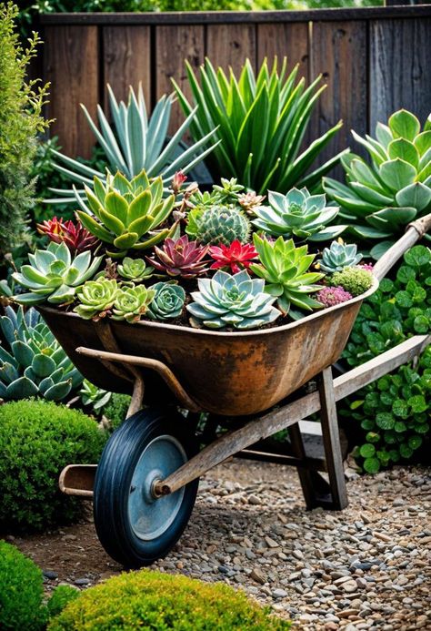 35 Vintage Garden Decor Ideas to Elevate Your Outdoor Space 17 Rustic Outdoor Planter Ideas, Retro Garden Ideas, Rustic Patio Ideas, Garden Benches Ideas, Vintage Patio Ideas, Vintage Garden Ideas, Whimsical Birdhouses, Cast Iron Planters, Brick Paths