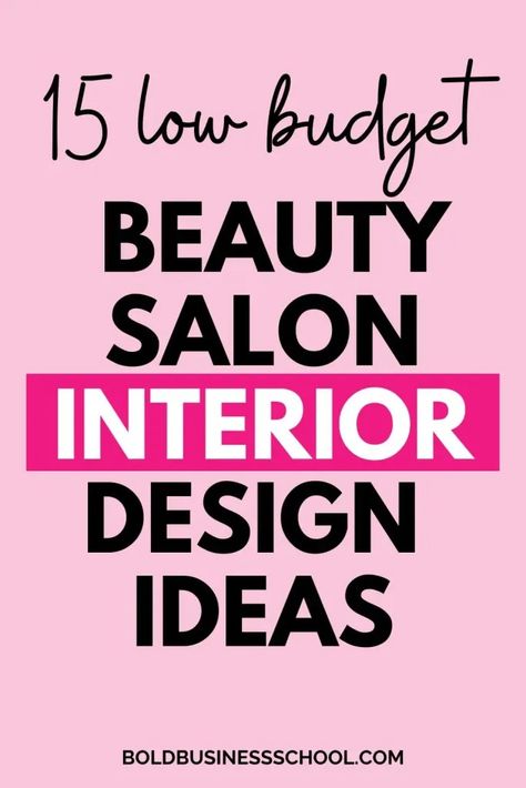 Opening a beauty salon? Low budget beauty salon interior design can still result in a stylish space. Here are 15 ideas that focus on affordability: Low Budget Salon Interior Design, Small Salon Interior Design Layout, Home Beauty Salon Ideas Small Diy, Hair Salon Ideas Small Spaces, Diy Hair Salon Decor Ideas, Blue Salon Aesthetic, Small Beauty Salon Interior Design Ideas, Salon Decorating Ideas Business, In House Salon Ideas