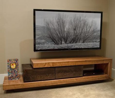 Tv Stand And Coffee Table Set, Diy Tv Stand Ideas, Tv Stand Luxury, Unique Tv Stands, Walnut Bedroom Furniture, Small Tv Stand, Walnut Tv Stand, Tv Fal, Tv Stand Furniture