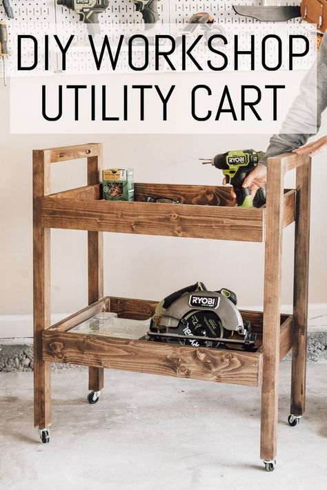 Pallet Cart With Wheels, Diy Wooden Cart On Wheels, Wood Cart On Wheels, Diy Dolly Cart, Diy Utility Cart, Diy Cart With Wheels, Wooden Cart On Wheels, Utility Cart Ideas, Diy Tool Cart