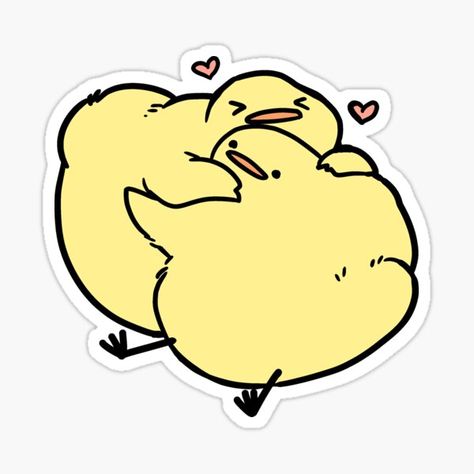 Hug Stickers, Art Biz, Book Creator, Baby Chickens, Baby Chick, Stickers Redbubble, Big Hug, Goofy Pictures, Food Stickers