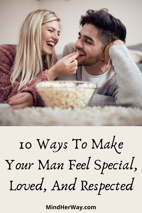 Learn how to make your man feel special and loved through your words and your actions. Show him your affection with these simple thoughtful tips. Make your man feel appreciated, loved and respected by doing these things. How To Make Your Man Feel Respected, How To Show My Husband I Appreciate Him, How To Make Him Feel Appreciated, How To Make A Guy Feel Special, Ways To Make Your Man Feel Special, How To Make A Man Feel Appreciated, How To Make Husband Feel Special, Things Men Find Attractive, How To Make Your Man Feel Loved