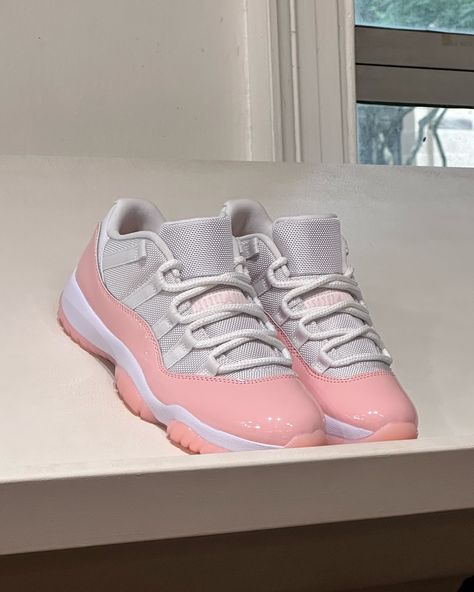 @nike Air Jordan brand is back, this time with a twist on a classic with the women’s Air Jordan 11 Low “Legend Pink” The AJ11 low remains an unbeatable blend of elegance and attitude, the perfect combination between style and functionality.  As Barbie said “Pink isn’t a colour it’s an attitude” 🎀 Sizes (US) 6.5-9 including some halves will be dropping midnight tonight online (12am AEST) Tuesday May 28th for $260AUD #nike #airjordan11 #aj11 #jordan11low #jumpman #jumpman23 #sneakers #laced... Legend Pink Jordan 11 Outfit, Pink 11s Jordans, Jordan 11 Low Outfit Women, Shoe Widgets, Jordan 11 Pink, Pink Air Jordans, Pink Jordan 11, Pink And White Jordans, White Jordan 11