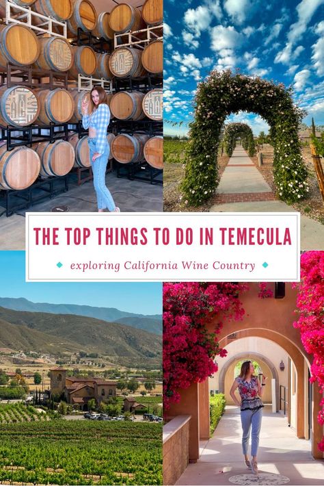 The emerging and evolving culinary scene, small town atmosphere, and outdoor recreation and entertainment in Temecula Valley Wine Country, Old Town Temecula, and Pechanga Resort Casino culminate to create a spirited destination inspired by the wine. Check out the ultimate guide to Temecula's hot spots in my blog post! #california #californiatrip #roadtrip #explorecalifornia #winecountry #tripitinerary #travelguide Los Angeles, Old Town Temecula California, Pechanga Resort And Casino, Things To Do In Temecula Ca, Temecula Valley Wineries, Temecula Bachelorette Party, Winery California, Old Town Temecula, Cali Trip