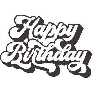 Happy Birthday Font, Happy Birthday Words, Surprise Birthday Party, Happy Birthday Design, Birthday Words, Word Collage, Cursive Alphabet, Happy Birthday Lettering, Word Fonts