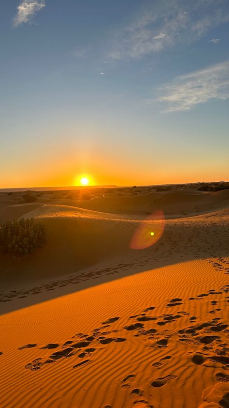 Sunrise desert morocco travel sand Desert Sunrise Aesthetic, Desert Life Aesthetic, Egypt Desert Aesthetic, Desert Wallpaper Aesthetic, Sahara Desert Aesthetic, Sand Dunes Aesthetic, Arabian Desert Aesthetic, Dubai Sunrise, Arab Desert