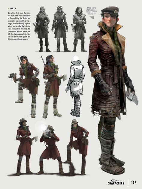 Fallout 4 - Piper Concept Art - post - Imgur Fallout 4 Piper, Fallout 4 Concept Art, Fallout Rpg, Fallout Fan Art, Fallout Concept Art, Fallout Game, Fallout Art, Fall Out 4, Fallout New Vegas