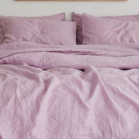 Apartment Netherlands, Lavender Comforter, Lilac Bedding, Lavender Bedding, Purple Comforter, Pure Linen Bedding, Cotton Bedding Sets, Blanket Cover, Bed Linen Sets