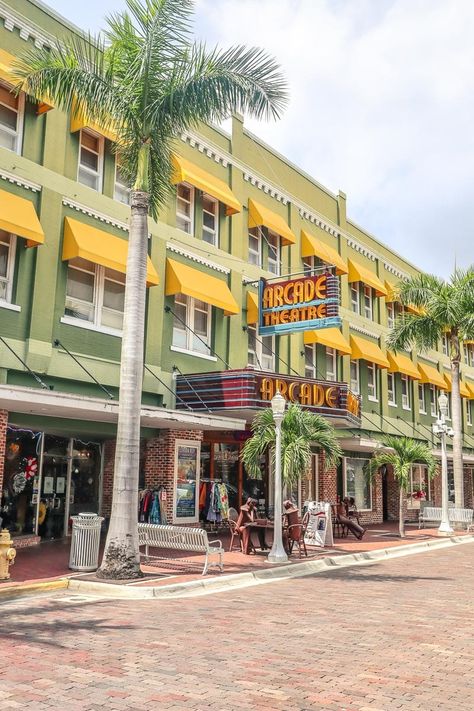 Things To Do In Fort Myers Florida, Fort Myers Florida Aesthetic, Ft Myers Florida Things To Do, Fort Myers Florida Things To Do In, Pretty Beaches, Florida Architecture, Estero Florida, Fort Meyers, Ft Myers Florida