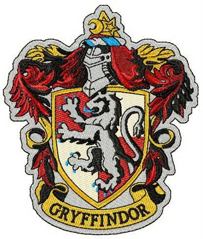 Gryffindor emblem machine embroidery design from Harry Potter machine embroidery collection. Any embroidery formats available for instant download. Harry Potter Patch, Harry Potter Badges, Gryffindor Harry Potter, Hogwarts Slytherin, Harry Potter Goblet, Emblem Embroidery, Gryffindor Crest, Harry Potter Cosplay, Iron On Embroidery