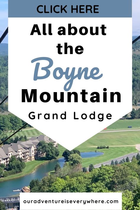 If you are heading north to visit Boyne Mountain (or one of the nearby towns of Petoskey, Harbor Springs, etc.), then you’ll want to consider staying at Boyne Mountain Grand Lodge. This all-about Boyne Mountain Grand Lodge review will give you all the details you need to enjoy the property! #boynemountain #michigantravel #hotelreview Boyne Mountain Resort, Cabin Makeover, Boyne Mountain, Ski Village, Skiing Lessons, Grand Lodge, Harbor Springs, Indoor Outdoor Pool, Indoor Waterpark