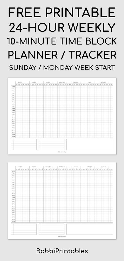 Download this printable 24-hour weekly 10-minute time block planner / tracker for free. This printable template is perfect for planning task... Organisation, Time Planner Ideas, Daily Hourly Schedule Printable Free, Hourly Study Planner Printable, Paper For Notes Free Printable, Weekly Planner Time Block, Hourly Weekly Planner Printable Free, Free Time Blocking Template, Time Block Planner Free Printable