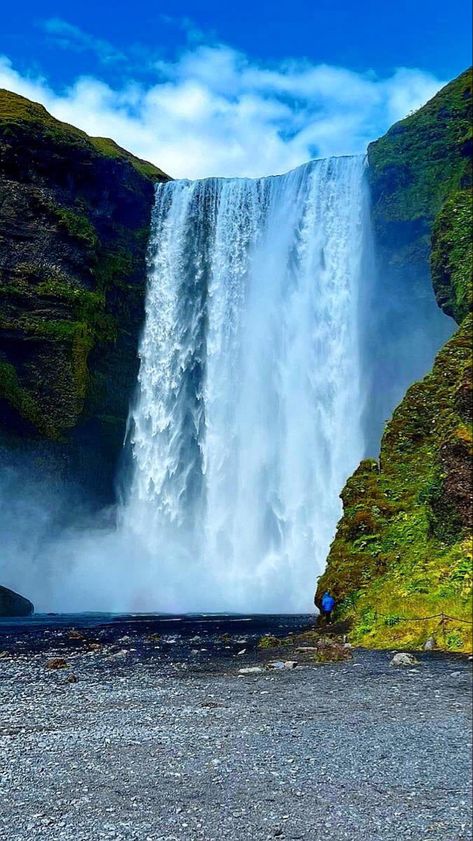 Skogafoss waterfall, Iceland, Nature’s power, Vibrant autumn, Mesmerizing mist, Majestic display, Golden foliage, Picturesque scene, Rushing water, Whispers of the wind, Awe-inspiring wonders, calm, waterfall photography, nature photography, travel photography, traveling, waterfalls, best travel locations Nature, Foliage Painting, Waterfall Iceland, Rushing Water, Waterfall Wallpaper, Skogafoss Waterfall, The Whispers, Green Country, Water Falls