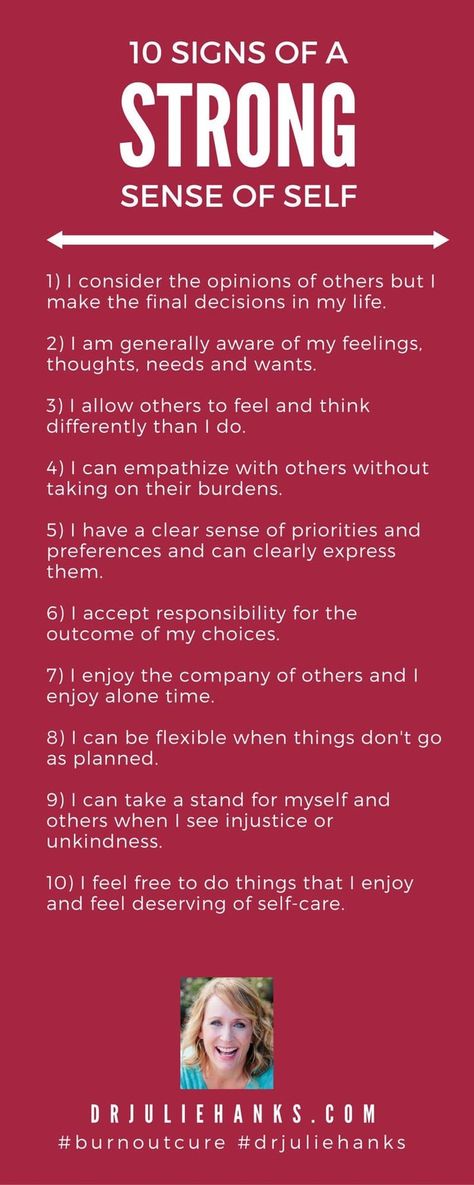 10 signs strong sense of self Quotes Distance, Dr Julie, Quotes Confidence, How To Believe, Sense Of Self, Health Advice, Dr Who, Emotional Intelligence, Emotional Health