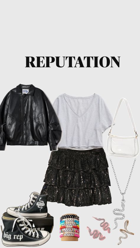 Taylor swift eras tour outfit idea “reputation” Taylor Swift Reputation Era Outfits, Taylor Swift Eras Tour Outfit, Eras Tour Outfit, Taylor Swift Reputation, Taylor Outfits, Taylor Swift Tour Outfits, Swift Tour, Taylor Swift Eras Tour, Taylor Swift Eras