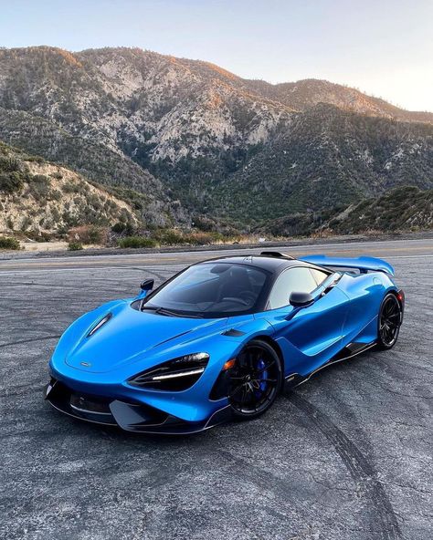 CarLifestyle on Instagram: “Blue McLaren 765LT 😍 What do you guys think? Photo by @dsgolson #carlifestyle #765LT” 765 Lt Mclaren, 765lt Mclaren, Mclaren 765 Lt, Mclaren 765, Blue Mclaren, Blue Sports Car, Maclaren Cars, Mclaren 765lt, Kereta Sport