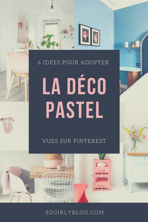 18 jolis intérieurs pastels repérés sur Pinterest - Le So Girly Blog Shabby Chic, Pastel, Deco Pastel, Pastel Roses, Un Studio, Rose Pastel, Salon Decor, Decor Inspiration, Mood Board